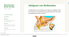 Desktop Screenshot of ejerciciosparaperderbarriga.es