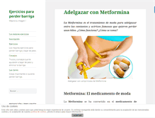 Tablet Screenshot of ejerciciosparaperderbarriga.es
